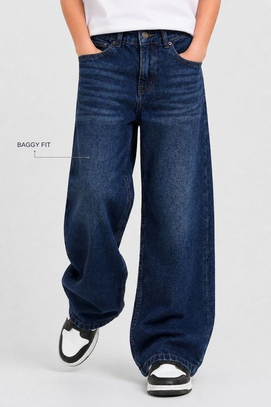 EVERYDAY BLUE BAGGY JEANS