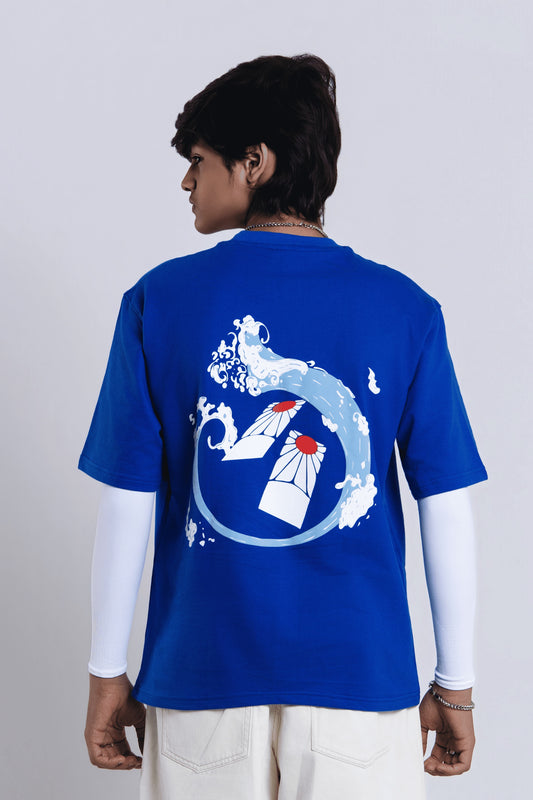 WATER FORM OVERSIZED T-SHIRT