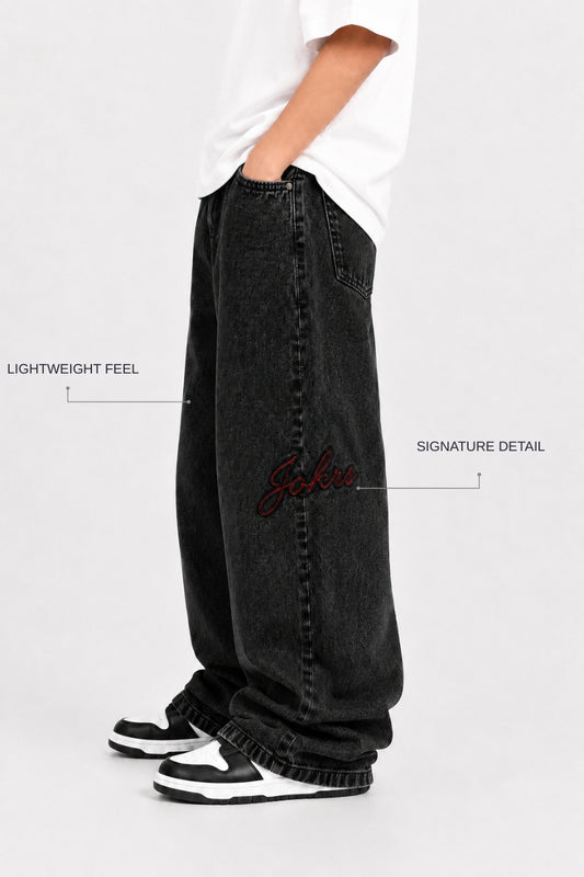 BLACK KNIGHT BAGGY JEANS