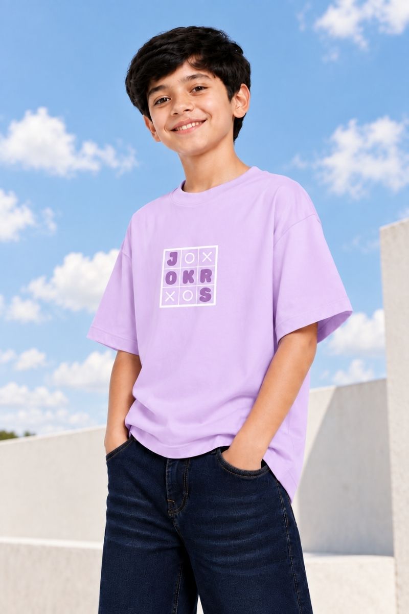 THINK OUTSIDE THE BOX OVERSIZED T-SHIRT