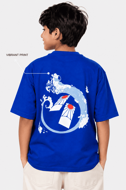 WATER FORM OVERSIZED T-SHIRT