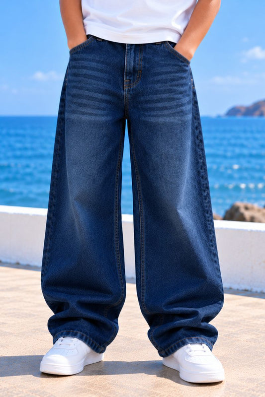 EVERYDAY BLUE BAGGY JEANS