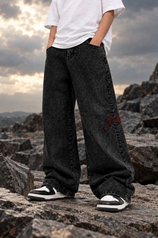BLACK KNIGHT BAGGY JEANS